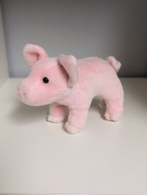 💜2/$20💜 Douglas Collectible Small Pink Pig Plush, 7" Piglet Stuffed Animal